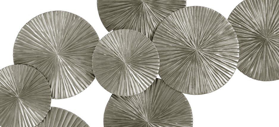 Арт-объект Apollo Silver Wall Plaque Disc Арт-объект Apollo Silver Wall Plaque Disc - Loft-Concept в Красноярске