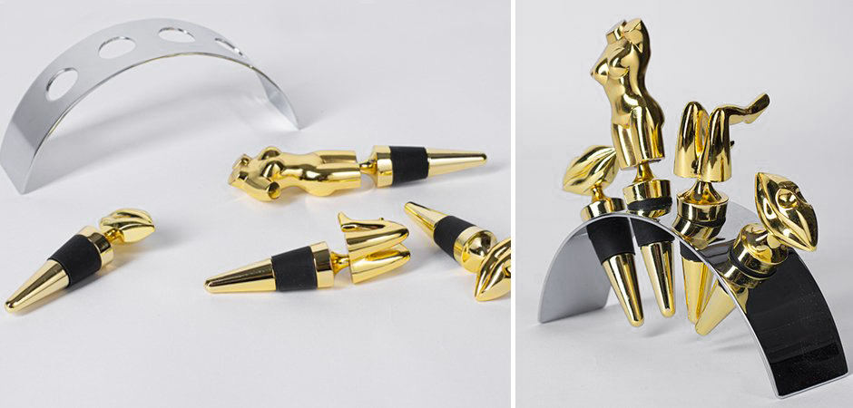 Набор пробок для бутылок ACOLYTE WINE STOPPER - Loft-Concept в Красноярске