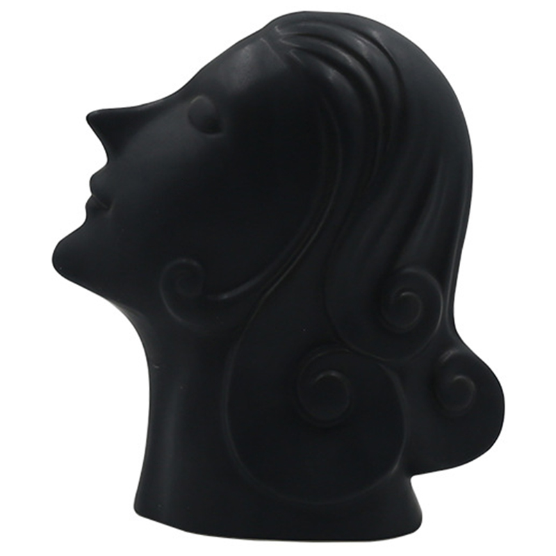 Статуэтка Side Profile Black Statuette Черный Статуэтка Side Profile Black Statuette Черный в Красноярске | Loft Concept