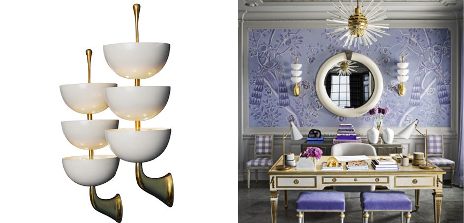 Бра Stilnovo Rare Pair of Stamped Sconces Бра Stilnovo Rare Pair of Stamped Sconces - Loft-Concept в Красноярске