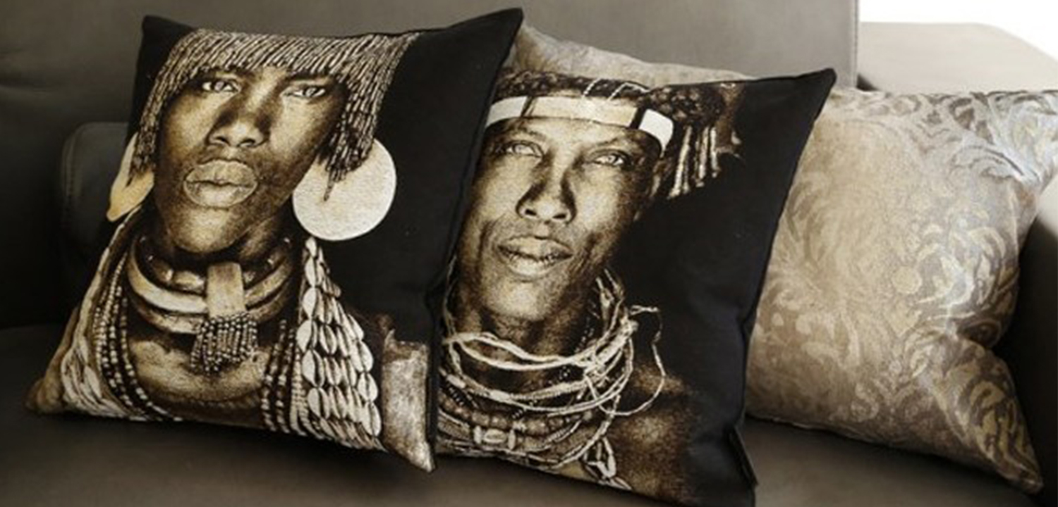 Декоративная Подушка Ovakaona Tribe Angola - фото