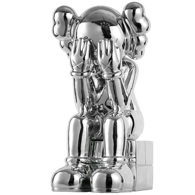 Статуэтка KAWS Passing Through Silver Серебряный Статуэтка KAWS Passing Through Silver Серебряный в Красноярске | Loft Concept
