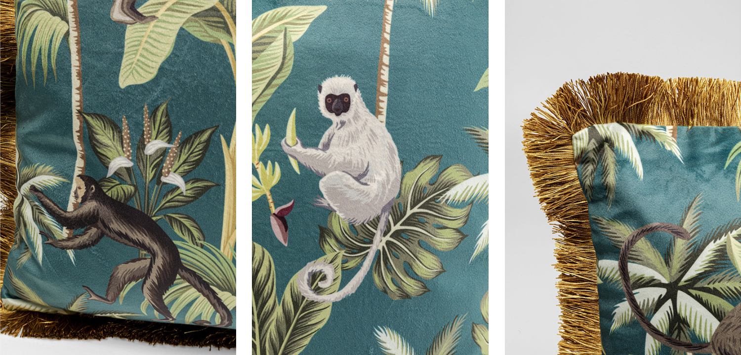 Подушка Jungle Monkeys - фото №2