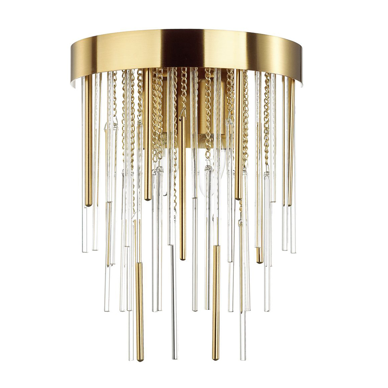 Настенный светильник Luxury Gold & Glass Stripes Золотой Настенный светильник Luxury Gold & Glass Stripes Золотой в Красноярске | Loft Concept