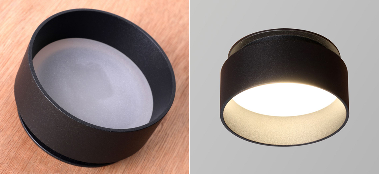 Встраиваемый спот черного цвета Jarro - фото