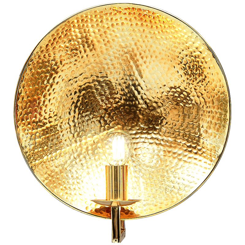 Бра Amun Disk sconce Глянцевое золото Бра Amun Disk sconce Глянцевое золото в Красноярске | Loft Concept