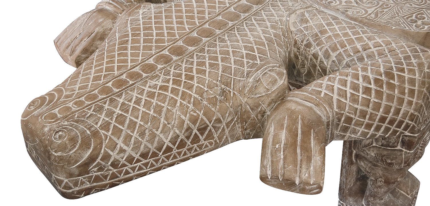 Большой обеденный стол Crocodile dining table ручная работа - фото №2