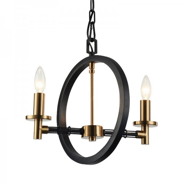 Люстра Refraktika Chandelier 2 Черный Латунь Люстра Refraktika Chandelier 2 Черный Латунь в Красноярске | Loft Concept