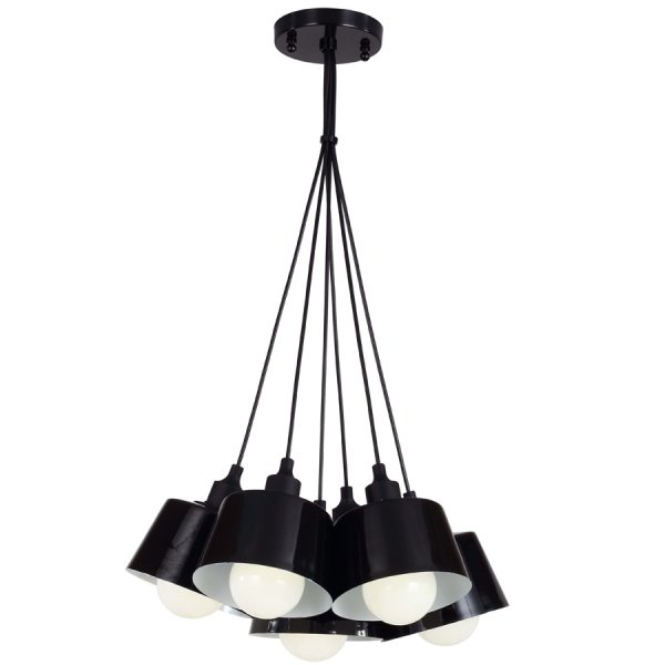 Люстра Compact Pendant Black Черный Люстра Compact Pendant Black Черный в Красноярске | Loft Concept