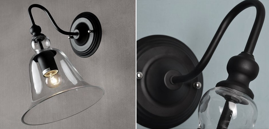 Бра Loft Glass bluebell Бра Loft Glass bluebell - Loft-Concept в Красноярске
