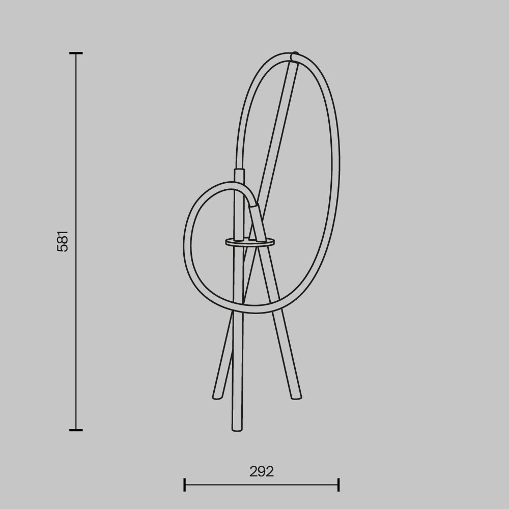 Настольный светильник Crochet Brass 3000К 15Вт в Красноярске