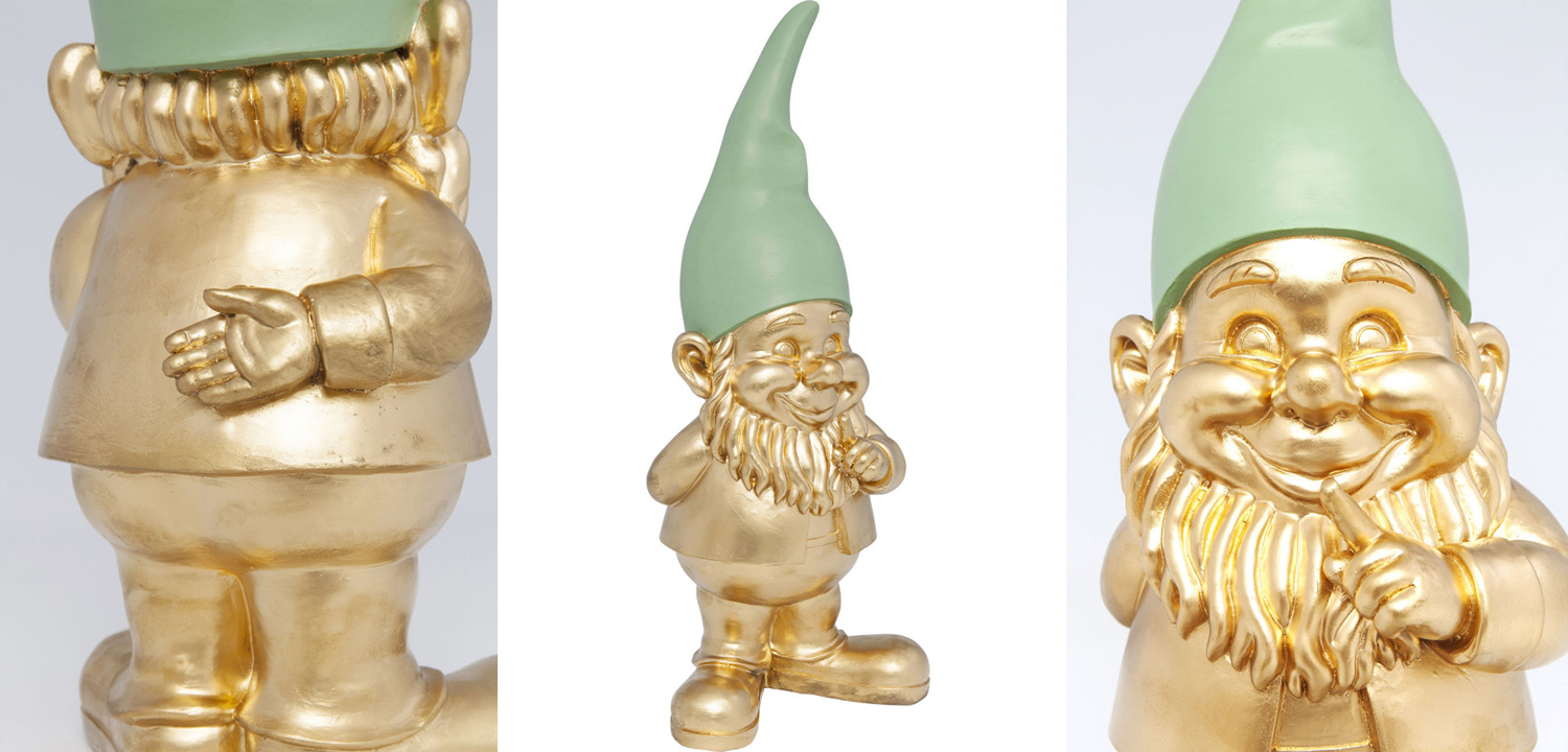 Статуэтка Golden Standing Gnome - фото
