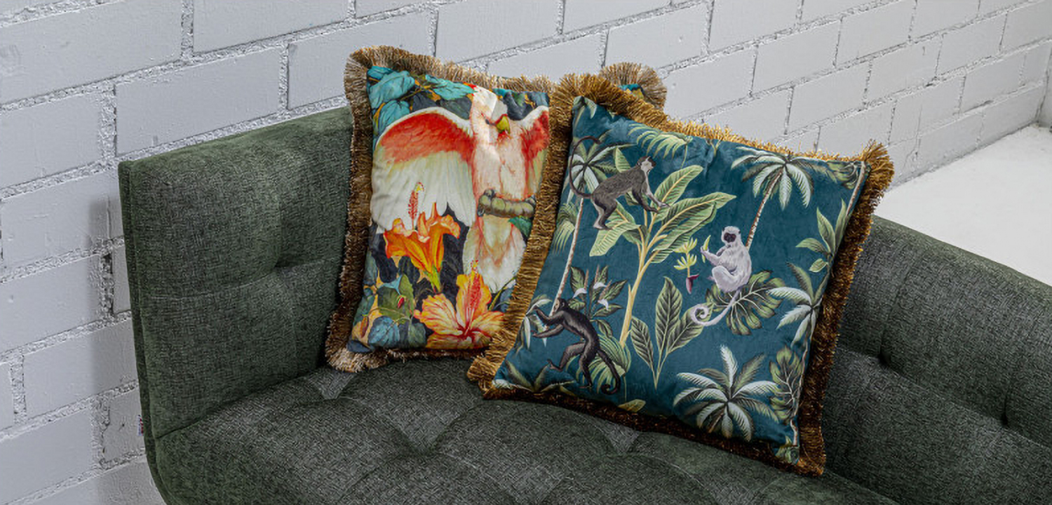 Подушка Jungle Monkeys - фото №1