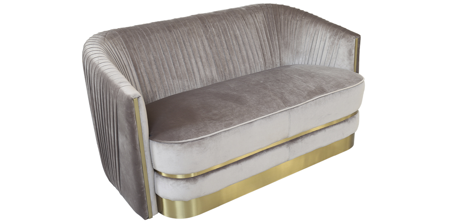 Диван двухместный велюр Bolger sofa - фото