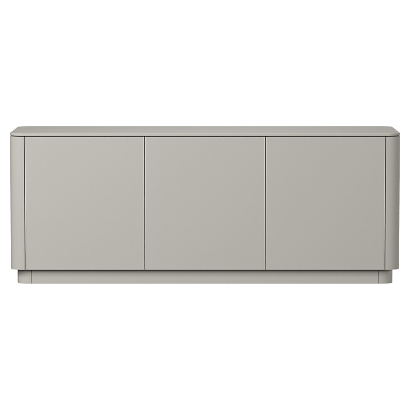 Тумба серо-бежевая с 3-мя дверцами Tammi  Бежево-серый в Красноярске | Loft Concept 