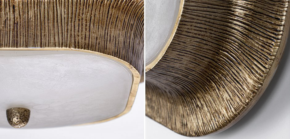 Потолочный светильник Utopia Round Sconce Gold - фото №1