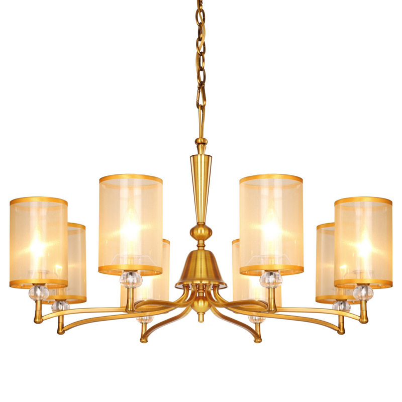 Люстра Boniface Chandelier 85 Латунь Золотой Шампань Прозрачный Люстра Boniface Chandelier 85 Латунь Золотой Шампань Прозрачный в Красноярске | Loft Concept
