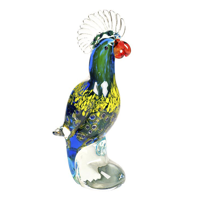 Статуэтка Glass Colored Parrot Мульти Статуэтка Glass Colored Parrot Мульти в Красноярске | Loft Concept