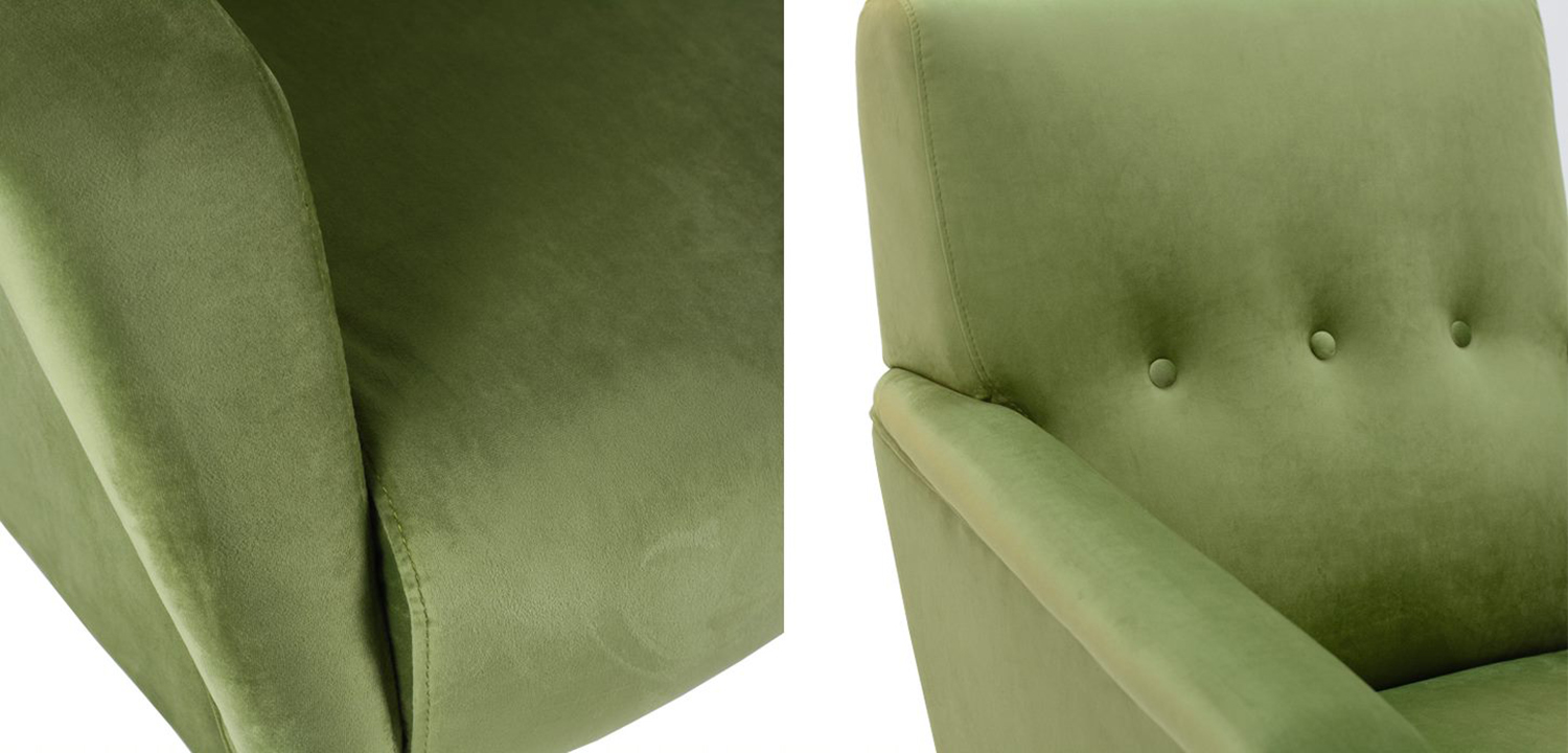 Кресло Diaspro Chair green - фото №1