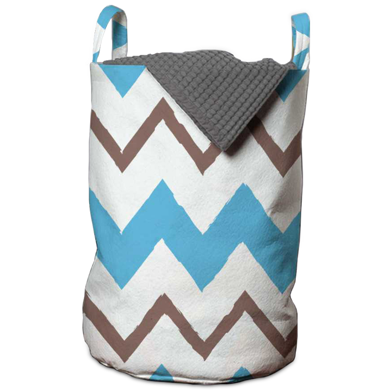 Корзина Blue Zigzag Basket Мульти в Красноярске | Loft Concept 