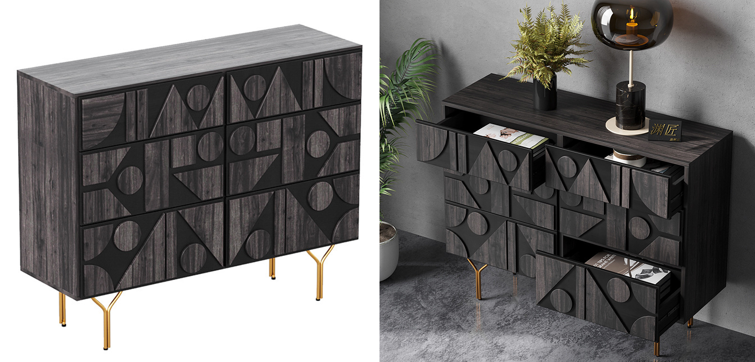 Комод Adnan Chest of Drawers - фото