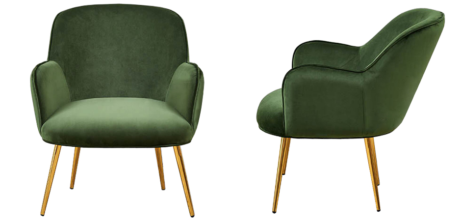 Кресло Waldeck Chair Green Кресло Waldeck Chair Green - Loft-Concept в Красноярске