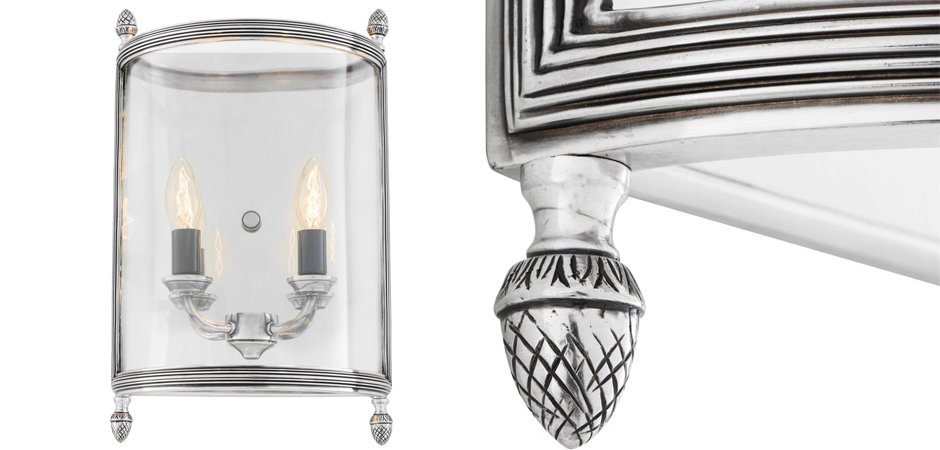 Бра Wall Lamp Lennon M Silver - Loft-Concept в Красноярске