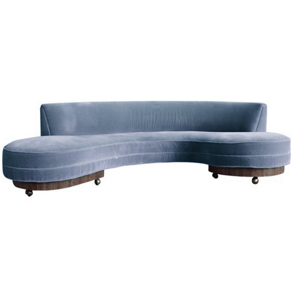 Early Vladimir Kagan Sofa Сизый в Красноярске | Loft Concept 
