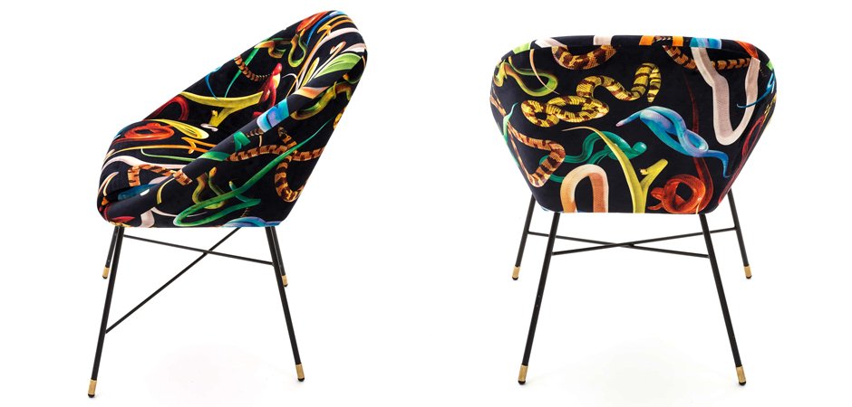 Кресло Seletti Padded Chair Snakes - фото №1