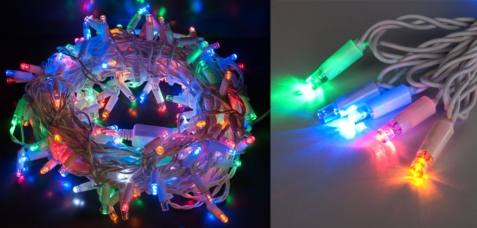 Мерцающая Цветная Гирлянда для улицы - Loft-Concept в Красноярске