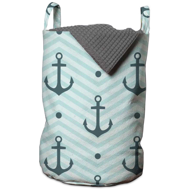 Корзина Anchors Basket Светло-голубой Бирюзовый Корзина Anchors Basket Светло-голубой Бирюзовый в Красноярске | Loft Concept
