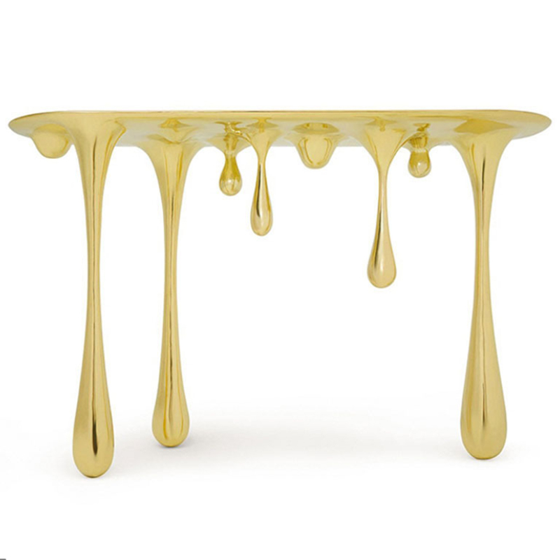 Дизайнерская Консоль Melting Gold Console Zhipeng Tan Золотой Дизайнерская Консоль Melting Gold Console Zhipeng Tan Золотой в Красноярске | Loft Concept