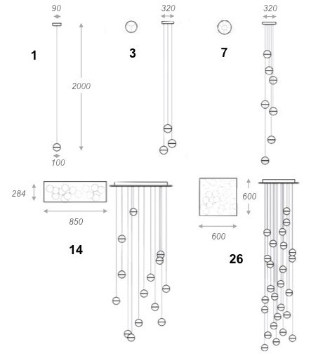 Bocci Led Crystal Glass Ball 1 в Красноярске