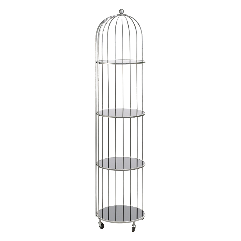 Стеллаж Cage Rack Silver Серебряный Стеллаж Cage Rack Silver Серебряный в Красноярске | Loft Concept