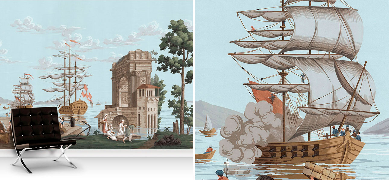 Обои ручная роспись Carlotta - фото