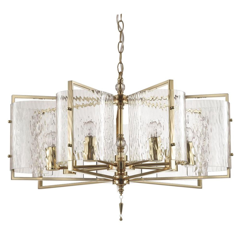 Люстра Karissa Gold Chandelier 65 Глянцевое золото Прозрачный (Transparent) Люстра Karissa Gold Chandelier 65 Глянцевое золото Прозрачный (Transparent) в Красноярске | Loft Concept