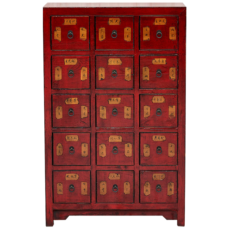 Комод в китайском стиле с маленькими выдвижными ящиками Red Chest of Drawers Red Коричневый Красный Комод в китайском стиле с маленькими выдвижными ящиками Red Chest of Drawers Red Коричневый Красный в Красноярске | Loft Concept