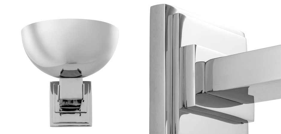 Бра Eichholtz Wall Lamp Haussman Nickel - Loft-Concept в Красноярске