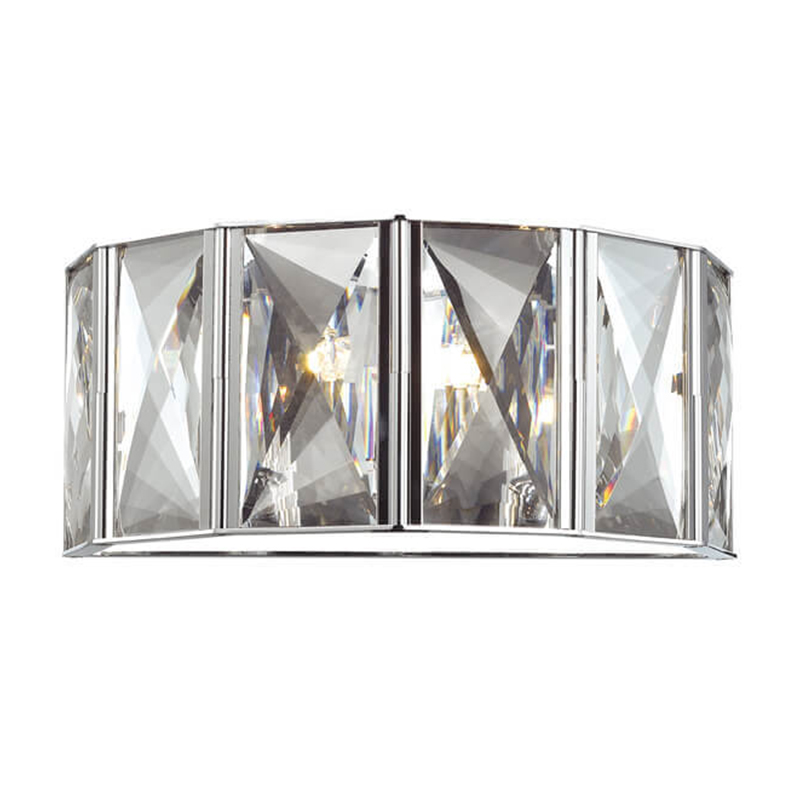 Бра Tiers Crystal Light Chrome Хром Прозрачный (Transparent) Бра Tiers Crystal Light Chrome Хром Прозрачный (Transparent) в Красноярске | Loft Concept