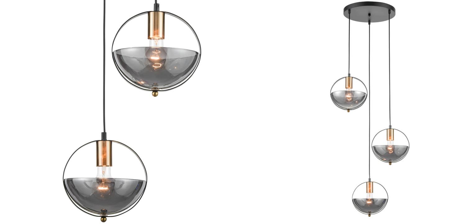 Люстра Gervais Chandelier smoky - фото