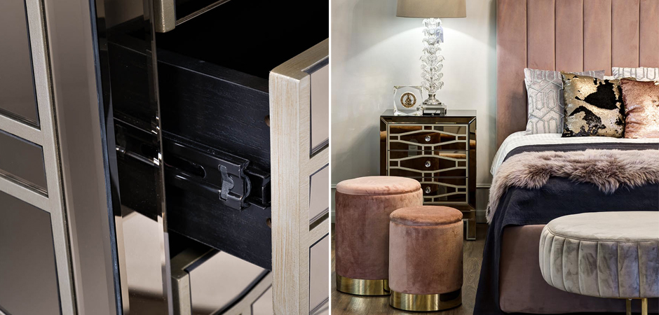 Тумба Mirror Geometry Nightstand - фото №1