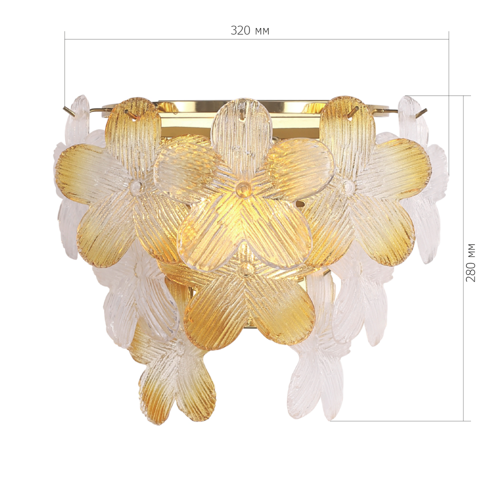 Бра с цветочными мотивами Light Floral Glow в Красноярске
