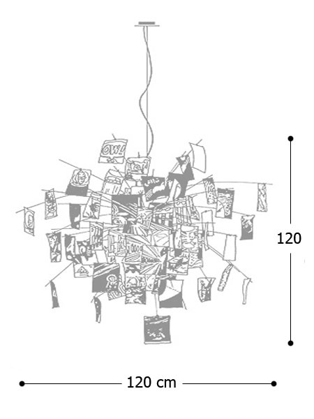 Светильник Zettel Z 5 Ingo Maurer text в Красноярске