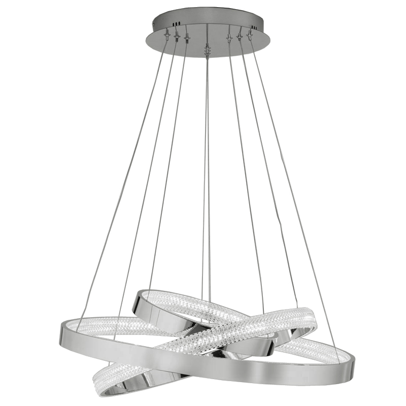 Люстра ORACLE 3 Rings Silver Хром Люстра ORACLE 3 Rings Silver Хром в Красноярске | Loft Concept