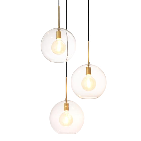 Люстра Chandelier Tango 3 light Латунь Античная полированная Темная бронза Прозрачное Стекло Люстра Chandelier Tango 3 light Латунь Античная полированная Темная бронза Прозрачное Стекло в Красноярске | Loft Concept