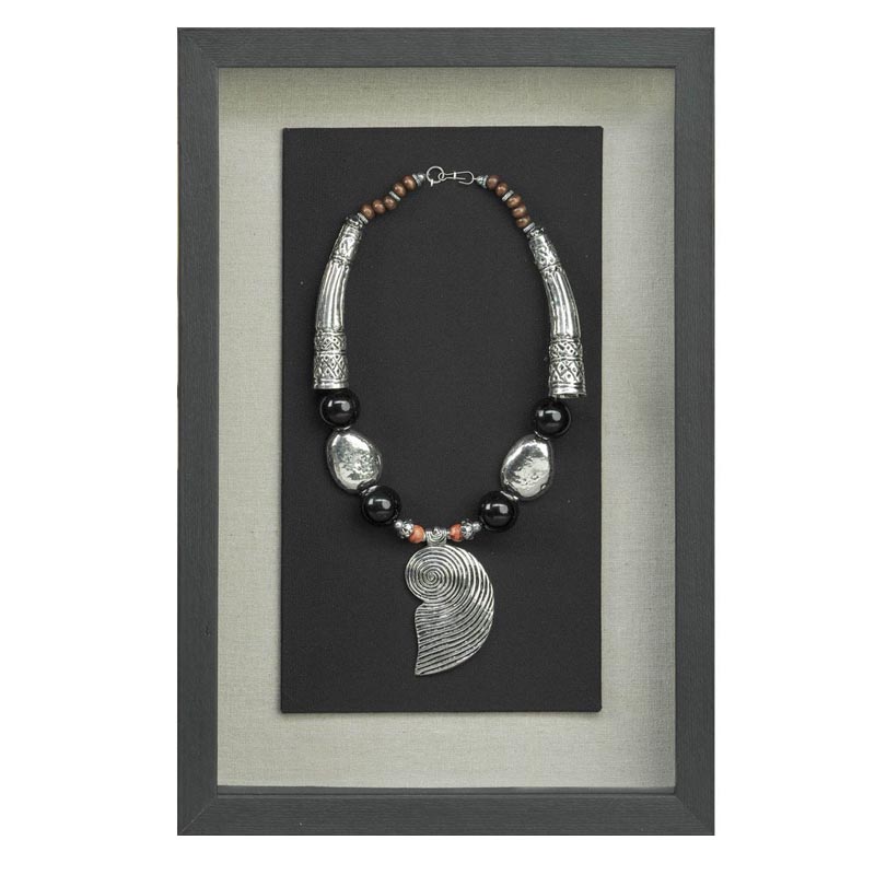 Панно Necklace Wall Accessory I Черный Серебряный Панно Necklace Wall Accessory I Черный Серебряный в Красноярске | Loft Concept