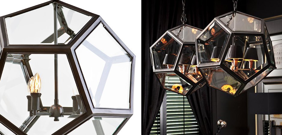 Люстра Eichholtz Lantern Yorkshire Bronze L - Loft-Concept в Красноярске