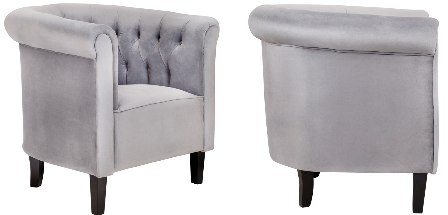 Кресло Cesare Armchair grey - фото