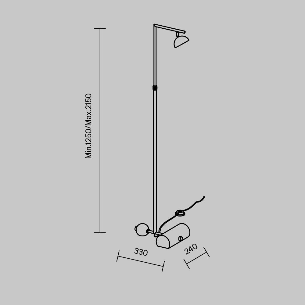 Напольный светильник Pikant 3000К 13Вт в Красноярске