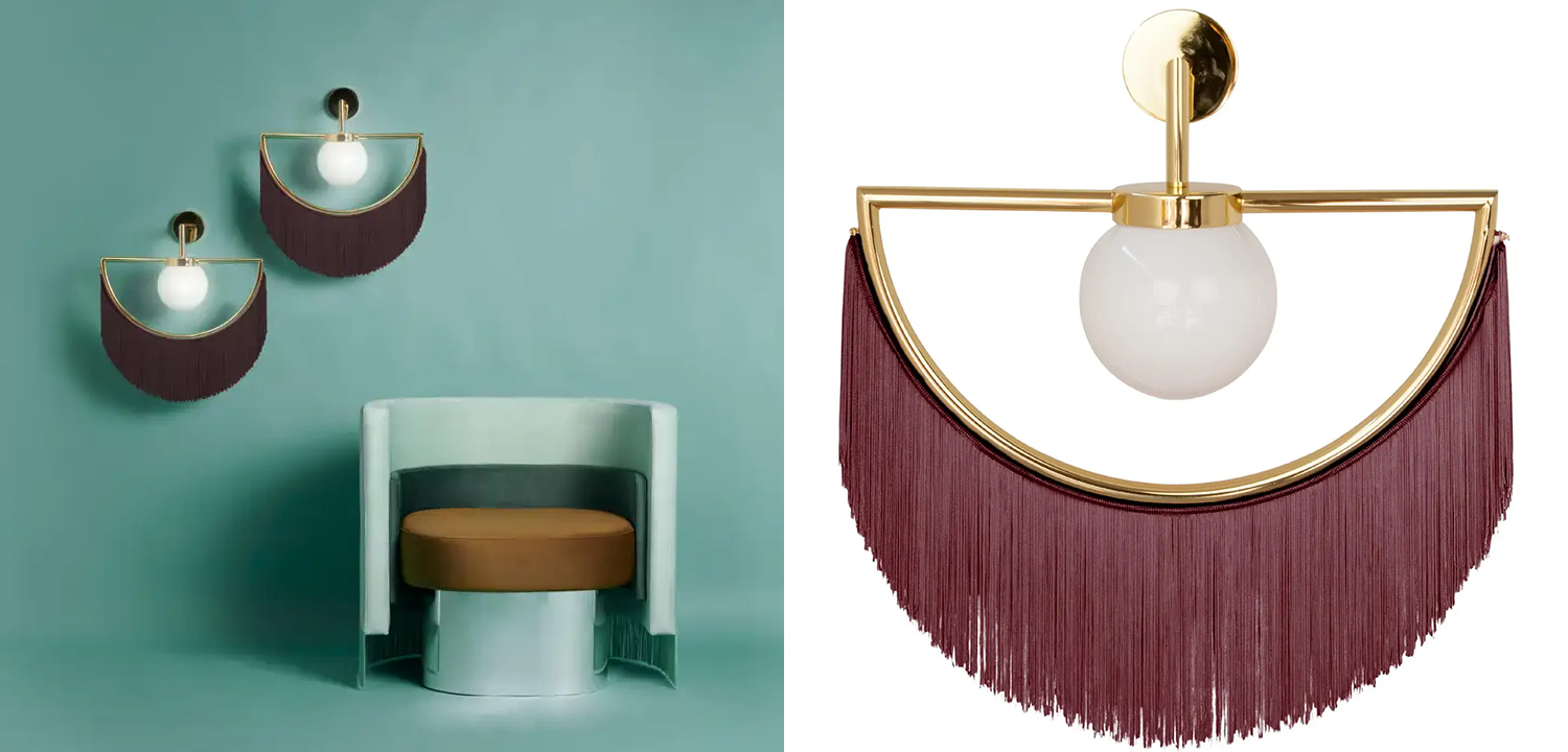 Бра Wink Wall Lamp by Masquespacio for Houtique Wine - фото